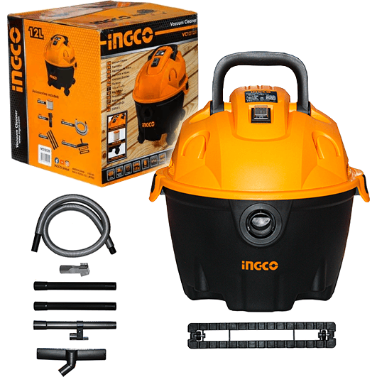 Ingco VC12121 Wet & Dry Vacuum Cleaner 1200W 12L - KHM Megatools Corp. Ingco VC12121 Wet & Dry Vacuum Cleaner 1200W 12L - KHM Megatools Corp.